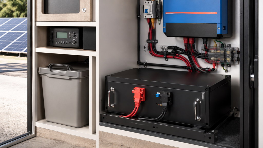 lifepo4 battery pack in solar or rv application