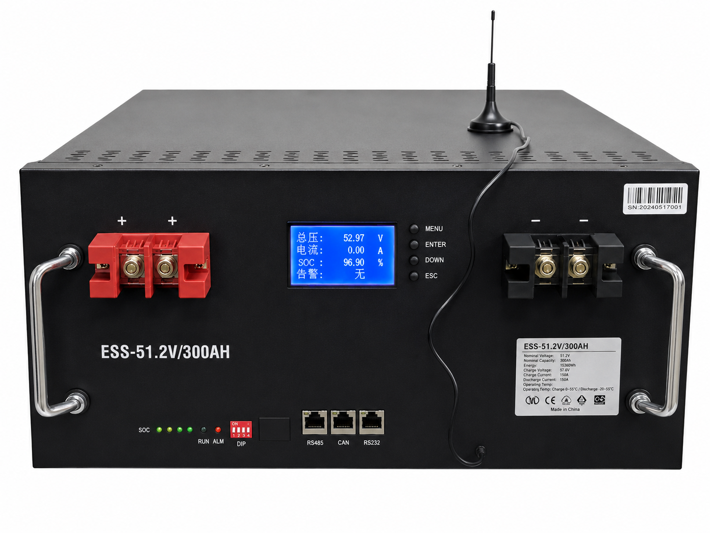 15 kWh LiFePO4 Battery Pack